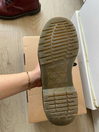 Botas Dr. Martens rojas veganas talla 39