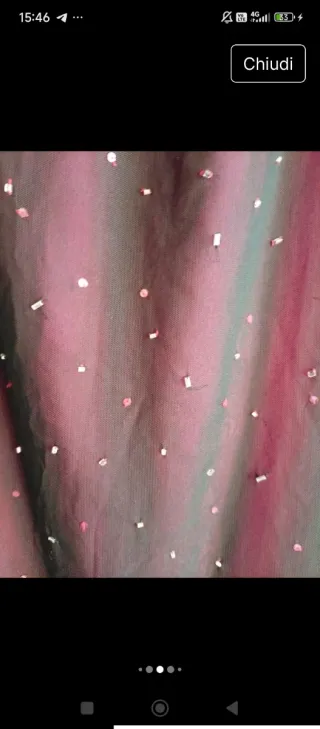 Gonna Luisa Spagnoli viola con argento