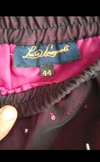 Gonna Luisa Spagnoli viola con argento