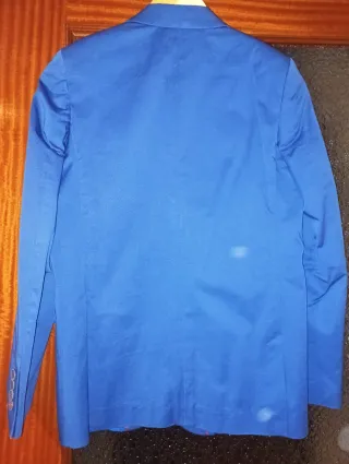 Chaqueta Americana Azul y Roja, talla 14 de chico