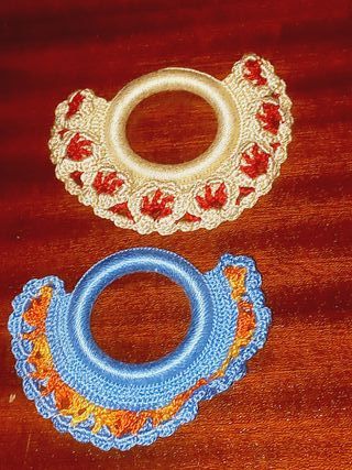 Conjunto Porta-guardanapos Crochê Vintage