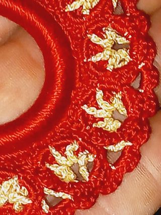 Conjunto Porta-guardanapos Crochê Vintage