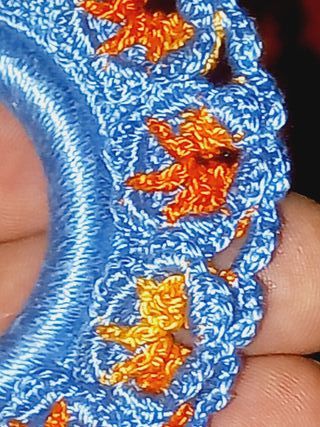 Conjunto Porta-guardanapos Crochê Vintage