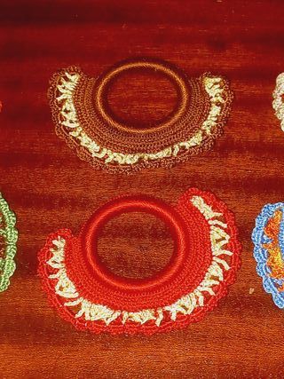 Conjunto Porta-guardanapos Crochê Vintage