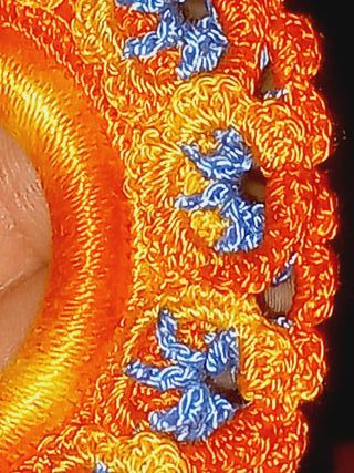 Conjunto Porta-guardanapos Crochê Vintage