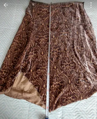 Falda midi fiesta lentejuelas talla 40