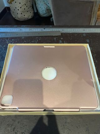 Teclado iPad 12.9 Oro Rosa