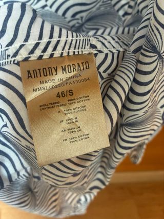 Camisa Antony Morato. Elegante. Muy Nueva.