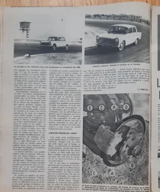 Revista Velocidad 326.Seat 1500 de 1968