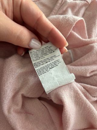 Maglioncino Blukids rosa cuore pizzo 5/6 anni