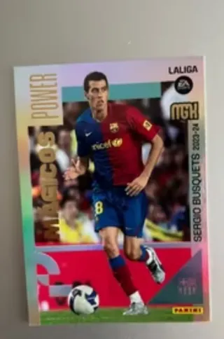 Cromo Sergio Busquets Megacraks Magicos Power