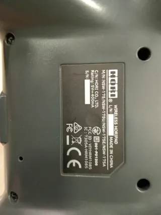 Mando Nintendo Switch Gris HORI Inalámbrico