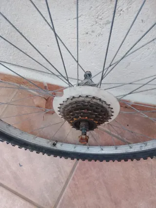 Cuadro Bicicleta Azul con Pedales