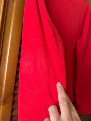 Chaqueta polar roja mujer Yessica