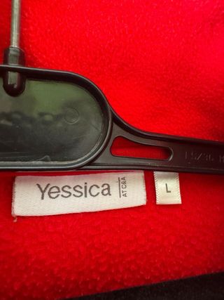 Chaqueta polar roja mujer Yessica