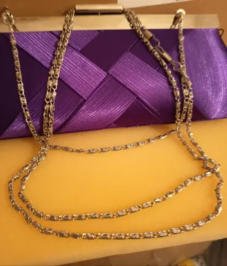 Bolso de fiesta morado
