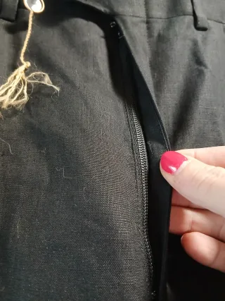 Pantalone classico lino tg 46