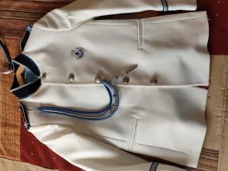 Traje de Comunión Niño Blanco y Azul