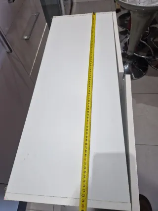 Mueble alto cocina gris y blanco