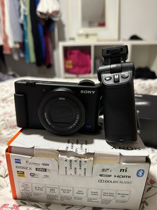 Cámara Sony ZV-1 + TRÍPODE 360°