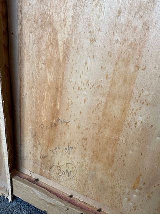 Dipinto antico su compensato 50x70