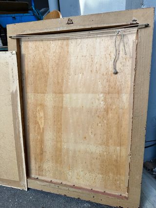 Dipinto antico su compensato 50x70