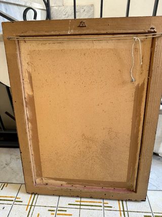 Dipinto antico su compensato 50x70