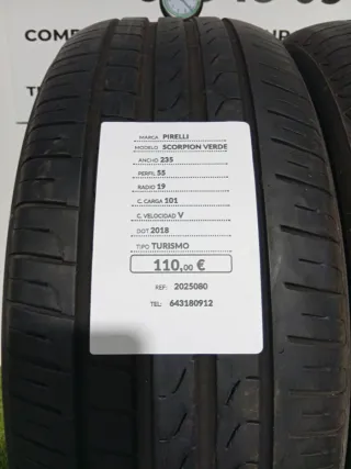 235 55 19 101V PIRELLI SCORPION VERDE