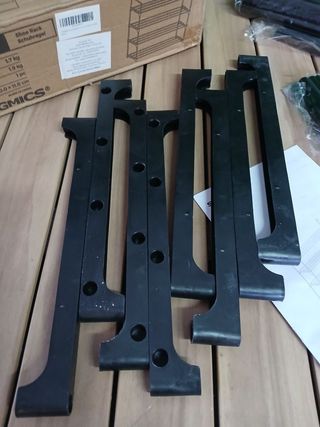 SONGMICS Scarpiera a 4 Livelli, Scarpiera in Metallo