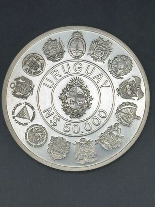 50.000 nuevos pesos 1991 uruguay