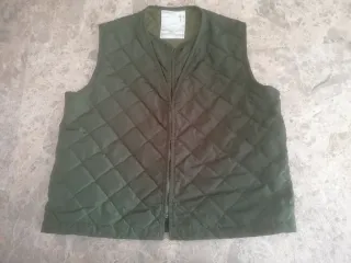 Chaleco militar verde oliva acolchado