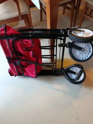 Carrito Plegable Rojo para Niños