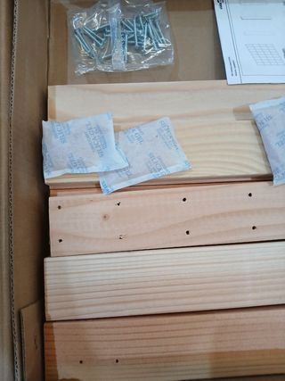 vidaXL Banco jardín diseño gaviones madera