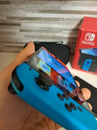 Nintendo Switch OLED Joy-Con Blu/Giallo