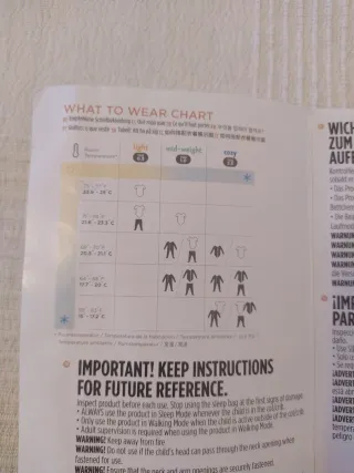 Saco dormir bebé Ergobaby TOG 2.5 de 6-18meses