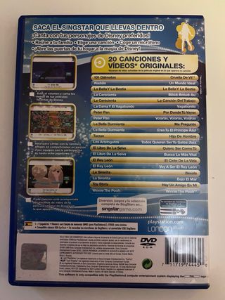 Singstar Canciones Disney PS2