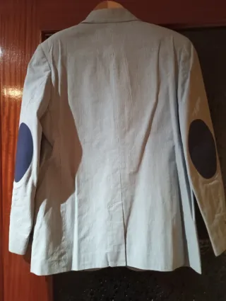 Chaqueta Americana Rayas azul de chico talla 13/14