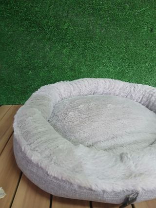 Letto rotondo per cani Lionto - Grigio
