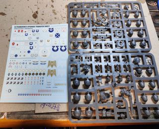 Hoja de calcomanías Ultramarines Upgrade