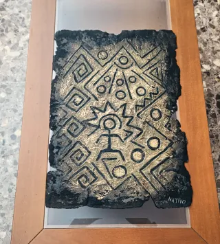 Pintura Nativo Firmada Moderna