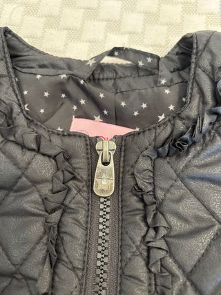 Giubbino trapuntato fine OVS nero 2/3 anni 98 cm