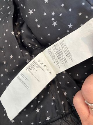 Giubbino trapuntato fine OVS nero 2/3 anni 98 cm