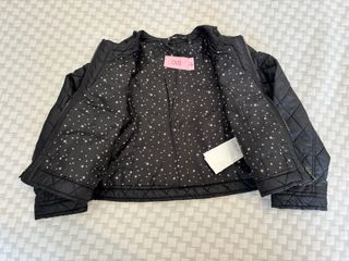 Giubbino trapuntato fine OVS nero 2/3 anni 98 cm