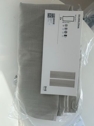 Cortinas IKEA SILVERLÖNN 145x300 cm (2 unidades)