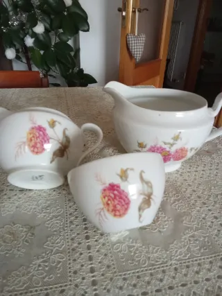 Set de café vintage porcelana