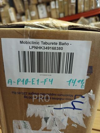 Mobiclinic, Acueducto, Sedia/Sgabello da bagno e doccia