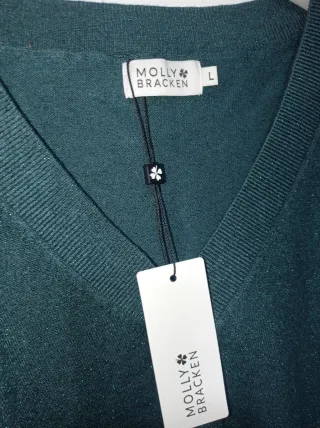 Maglia Molly Bracken Lurex Verde L