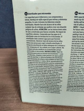 Jane Esterilizador para microondas