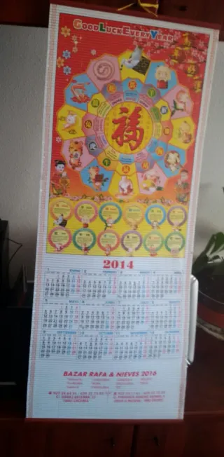 Calendario Chino 2014
