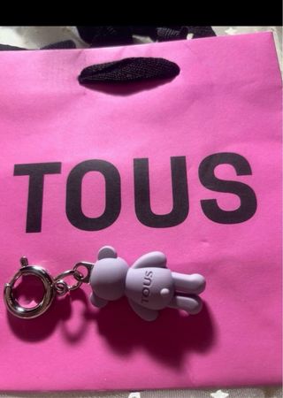 Llavero Oso Tous rosa lila